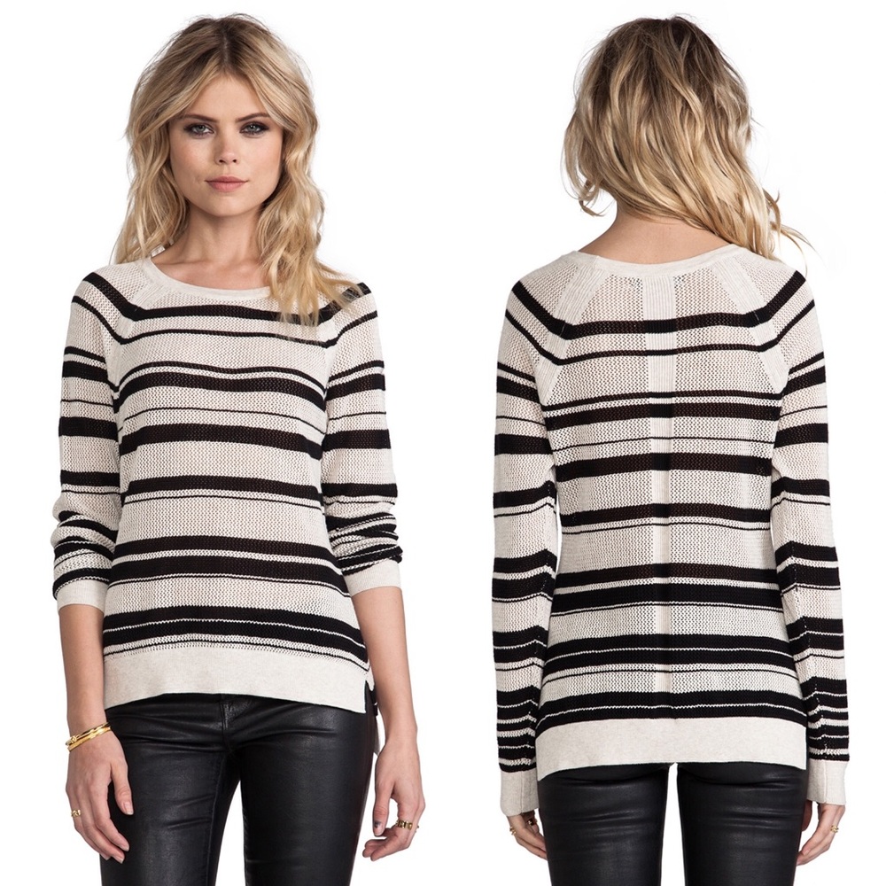 SANCTUARY Mesh Rugby Sweater Size S